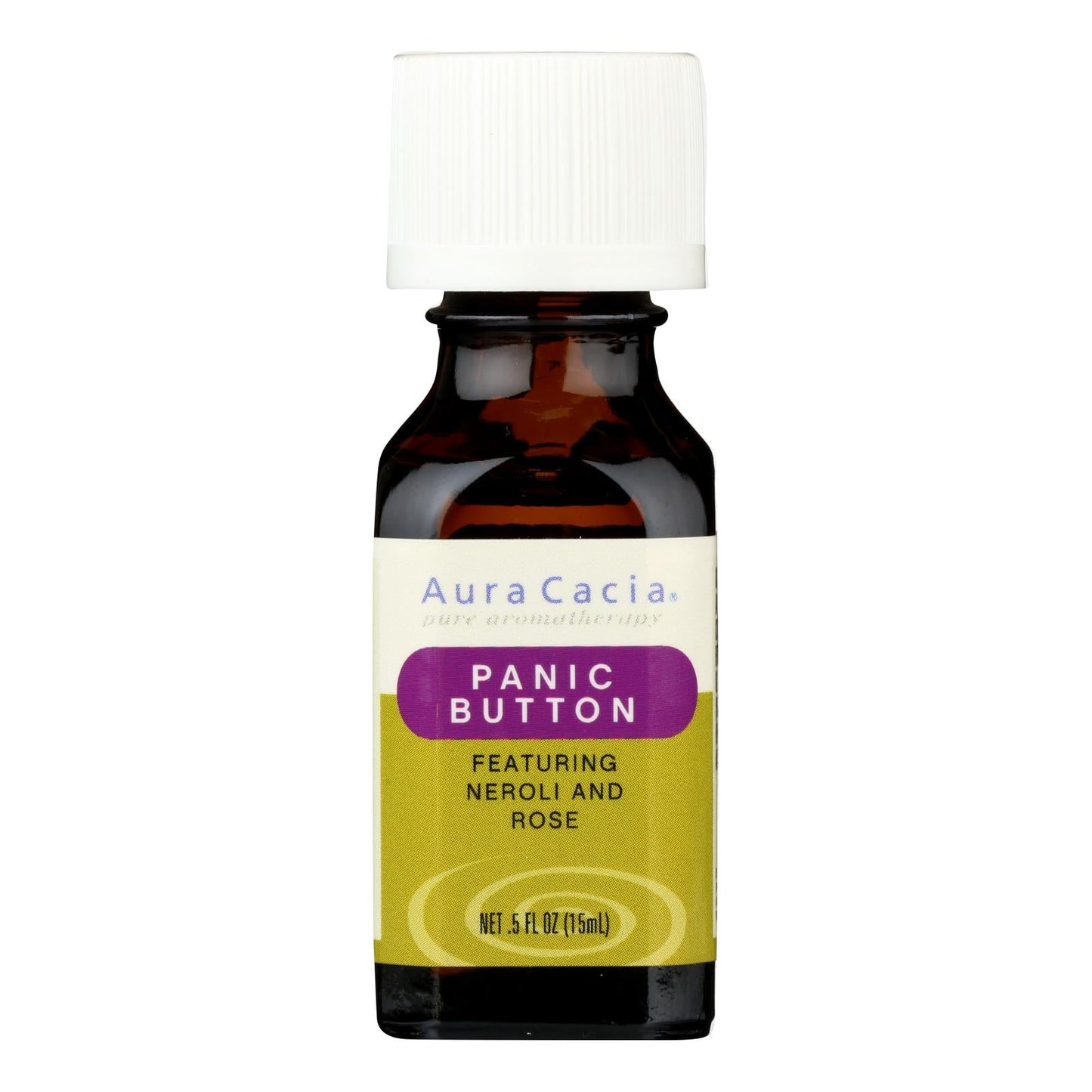 Aura Cacia Panic Button Essential Oil Blend, 0.5 Fl Oz