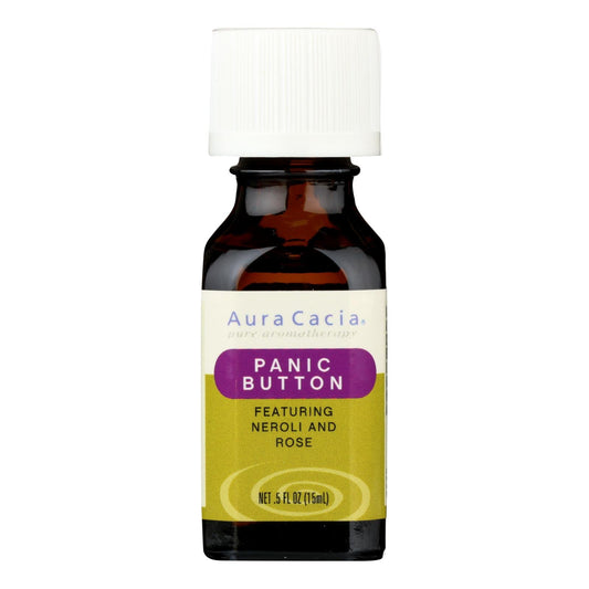 Aura Cacia Panic Button Essential Oil Blend, 0.5 Fl Oz
