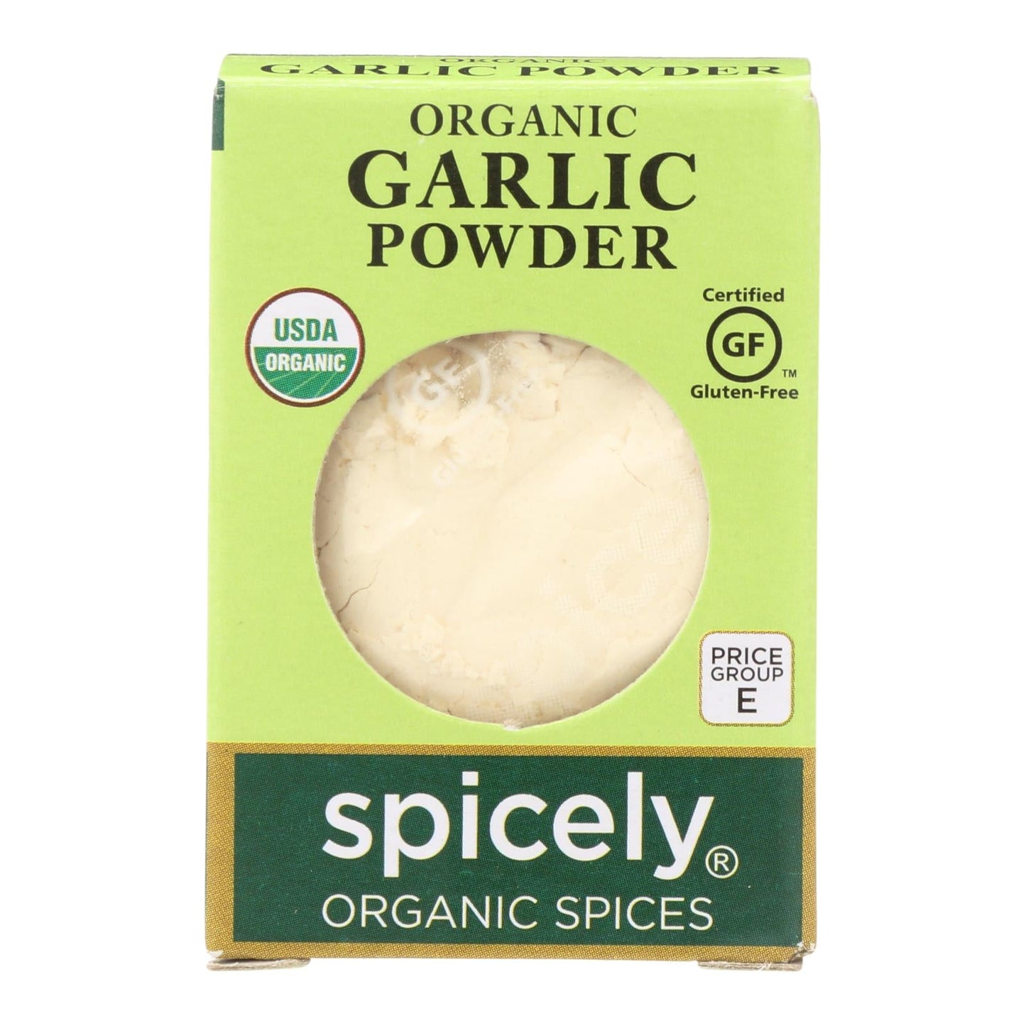 Spicely Organics Organic Garlic Powder, 0.4 Oz. (Pack of 6)
