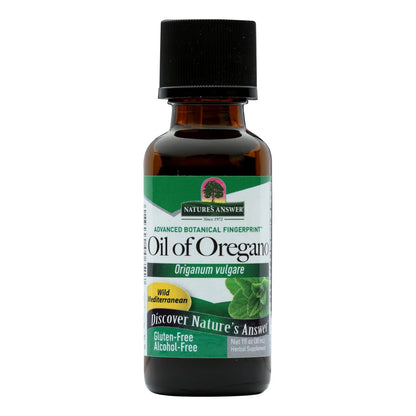 Nature's Answer Essential Oil of Oregano Leaf, Pure & Organic, 1 fl oz