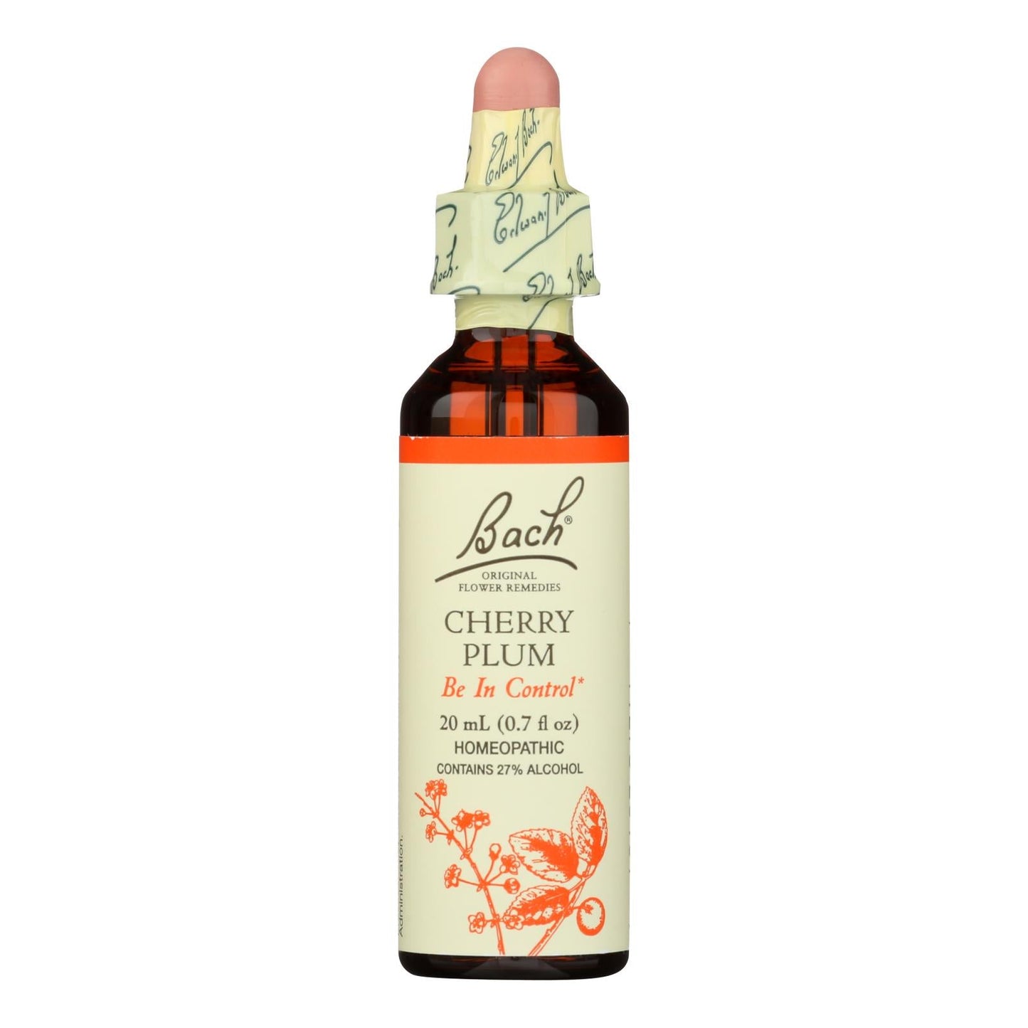 Bach Flower Remedies Cherry Plum Essence - 0.7 Fl Oz