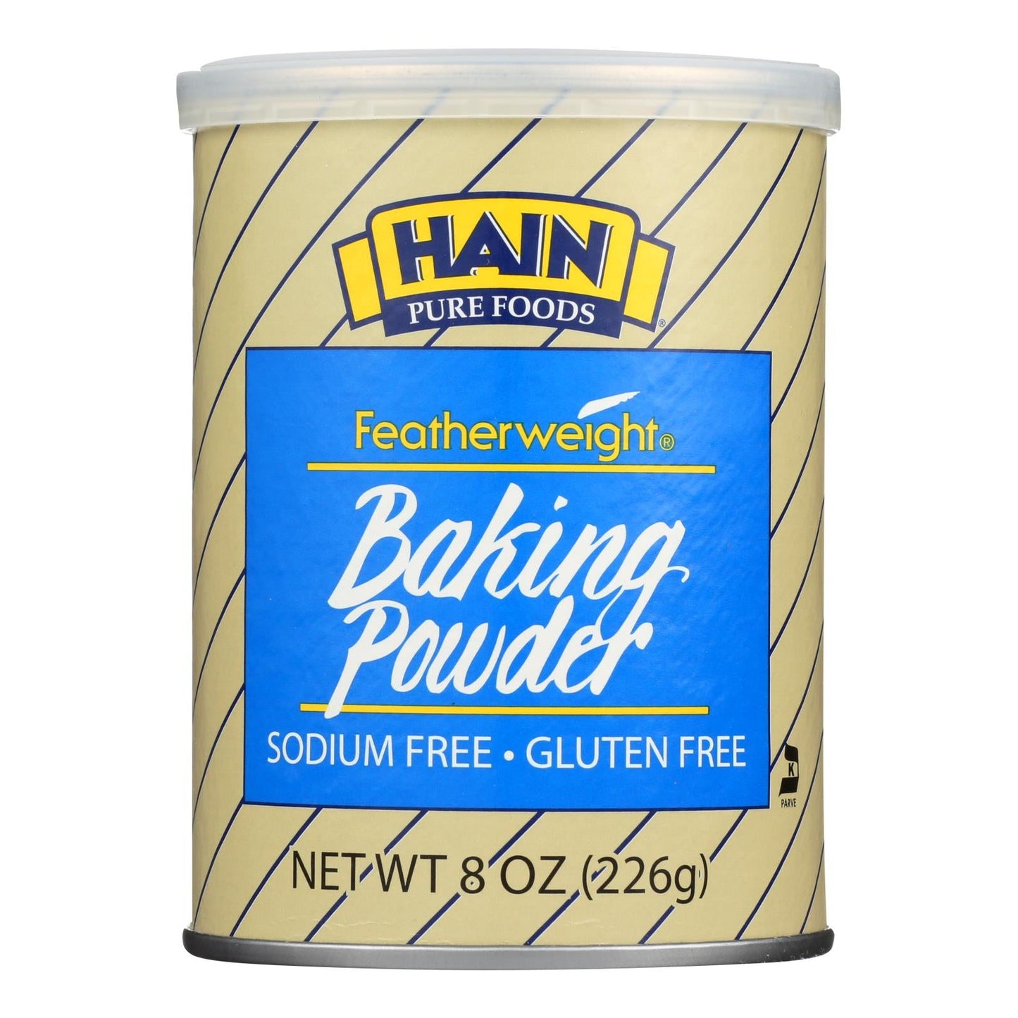 Hain Featherweight Baking Powder, Case of 12, 8 Oz
