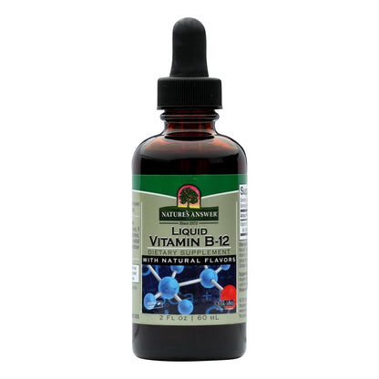 Nature's Answer Liquid Vitamin B-12 - Essential Energy Booster - 2 Fl Oz