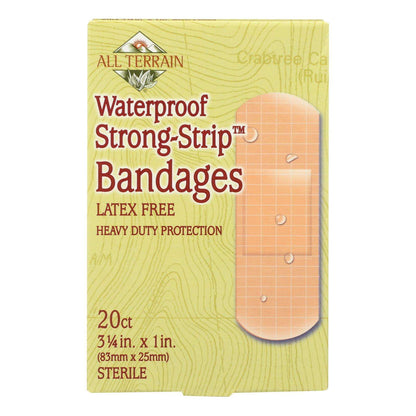 All-Terrain Strong Waterproof Bandages for Unstoppable Adventures (Pack of 20 - 1 Inch)