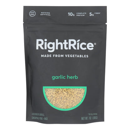 Right Rice Garlic Herb Vegetable Made - 7 Oz. - Case of 6