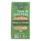 Lundberg Family Farms Thin Rice Cake Basil Thyme (6-Pack)