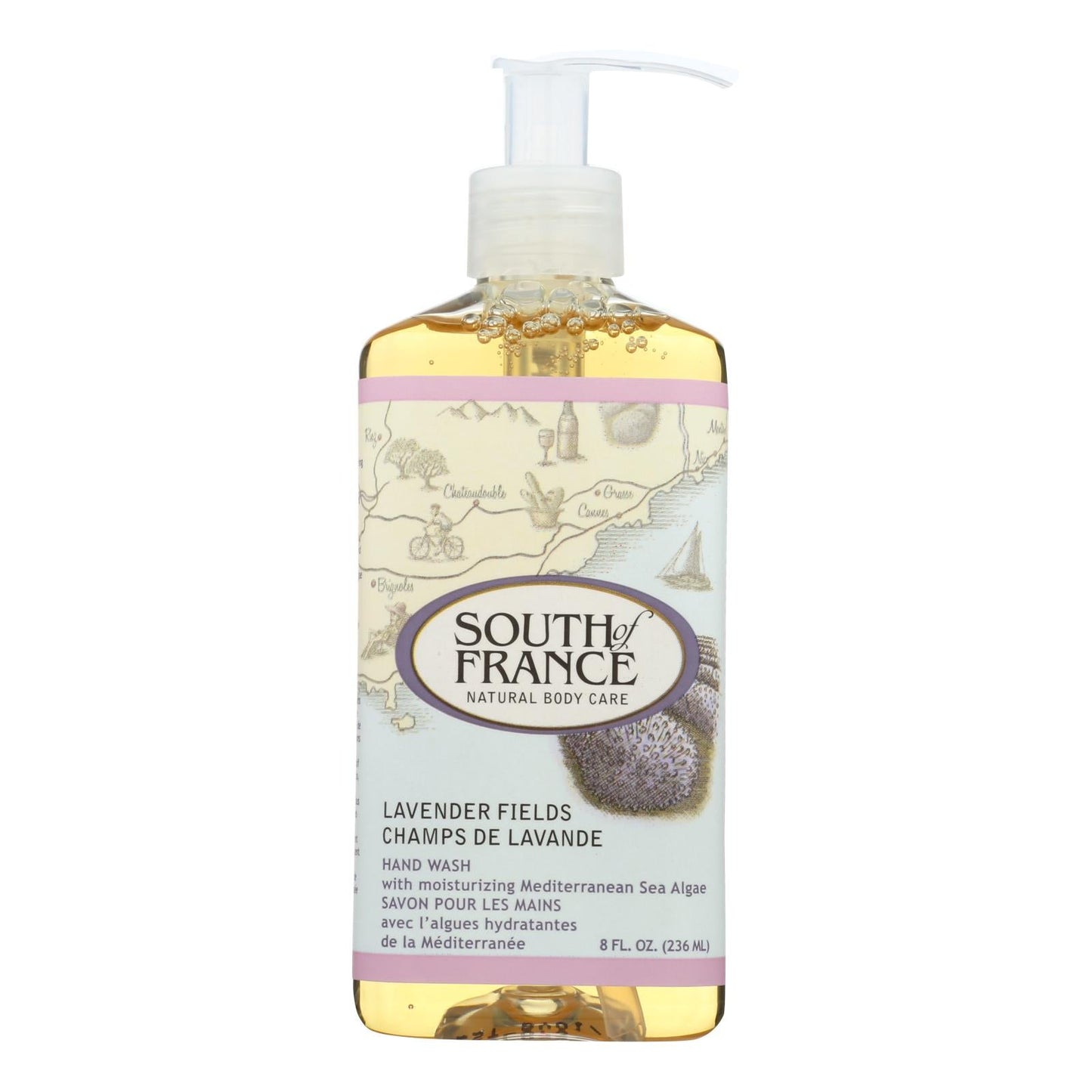 South Of France Lavender Fields Hand Wash, 8 Oz