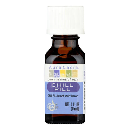 Aura Cacia Essential Solutions Chill Pill - 0.05 Fl Oz