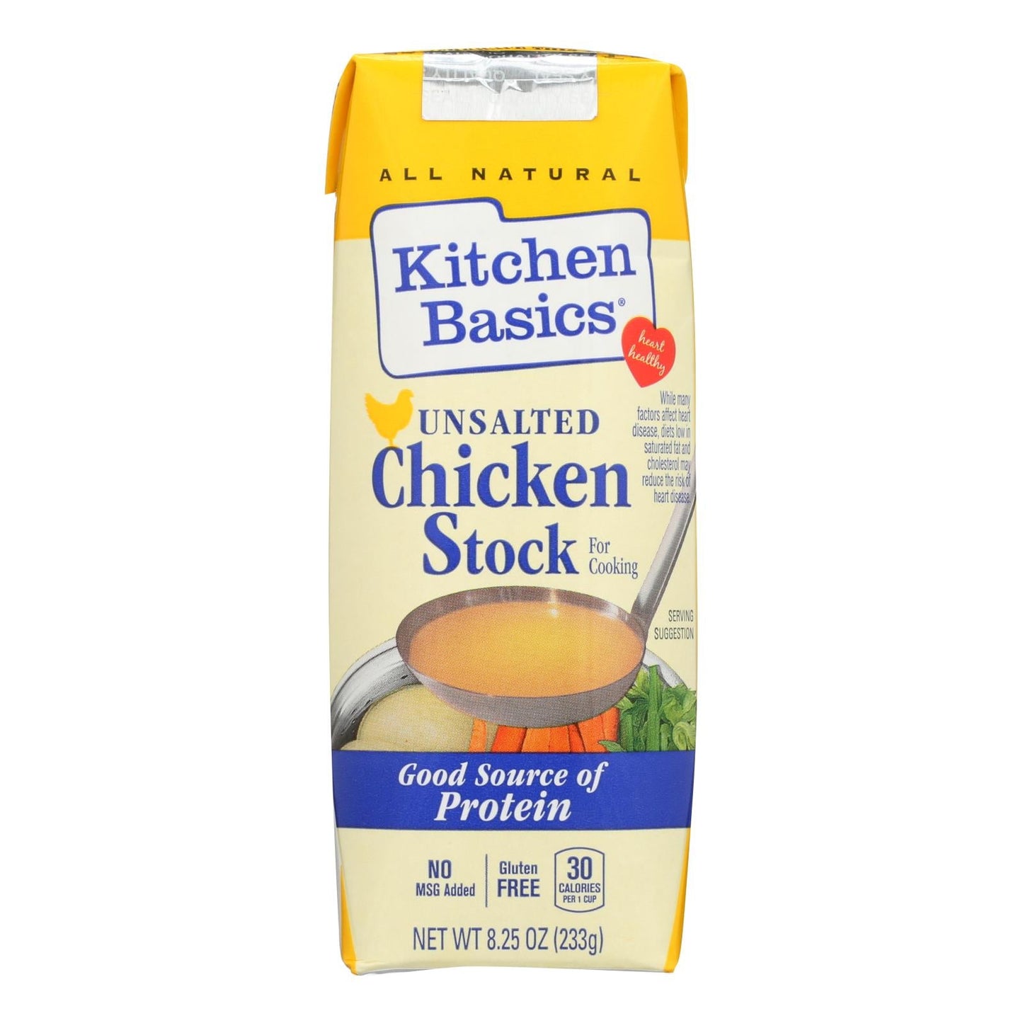Kitchen Basics All Natural Unflavored Chicken Stock (12-Pack, 8.25 Oz. Each)