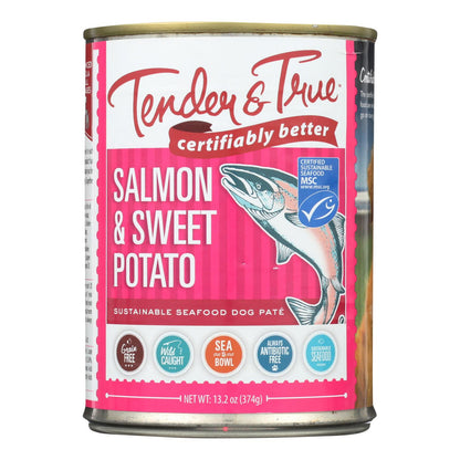Tender & True Salmon & Sweet Potato Dog Food (Pack of 12 - 13.2 Oz. Can)