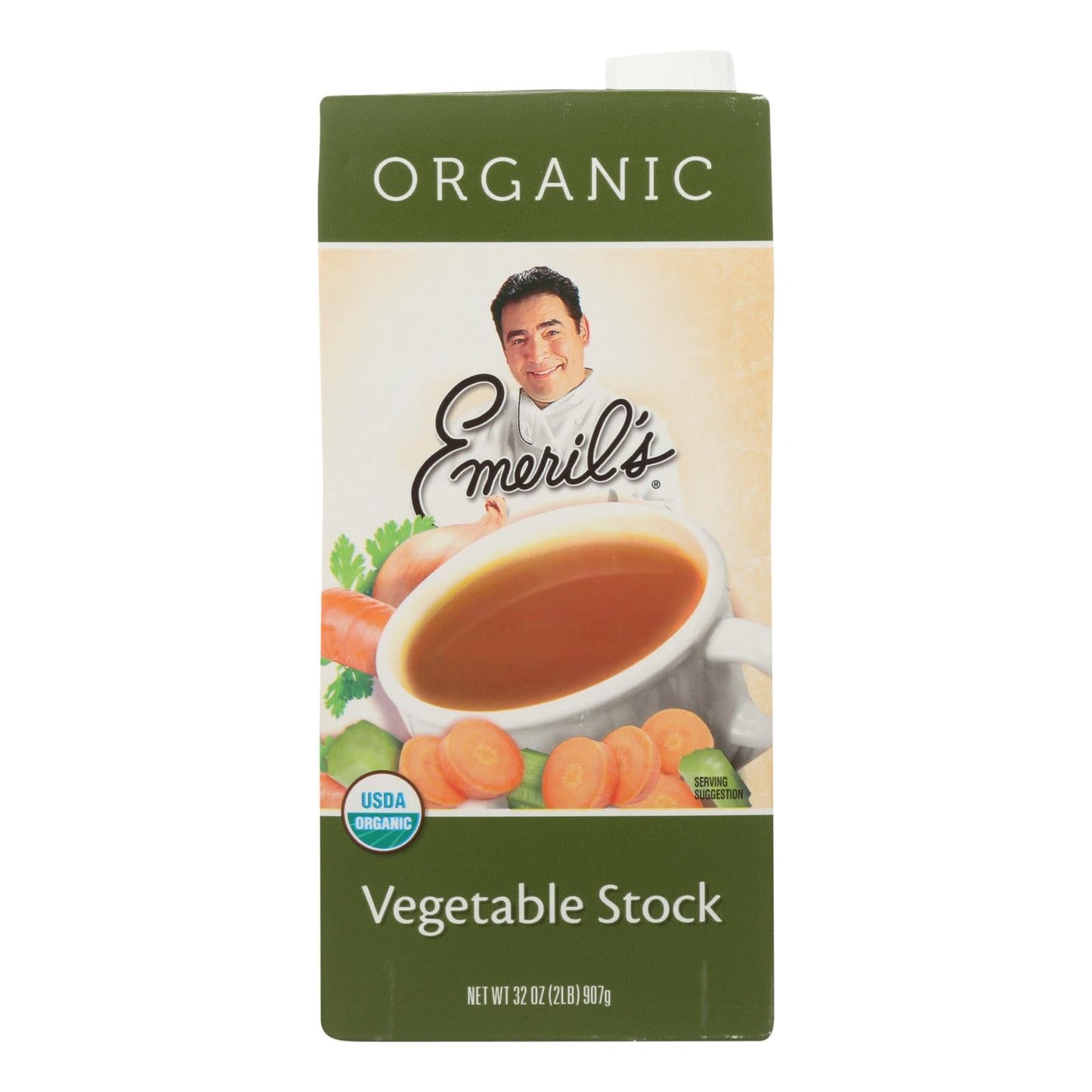 Emeril's Organic Vegetable Stock - 6 Pack (32 Fl Oz.)