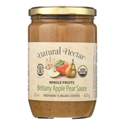 Natural Nectar Brittany Apple Sauce, 22.2 Oz. Pack of 6
