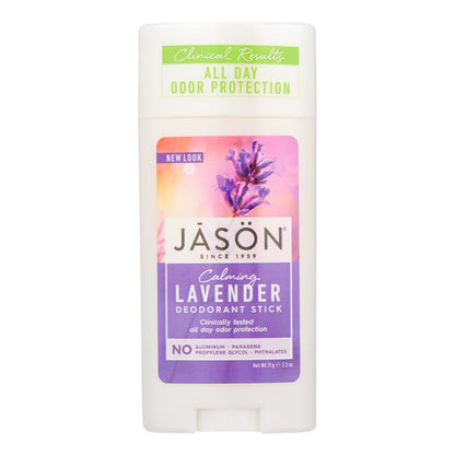Jason Lavender Deodorant Stick, 2.5 Oz.