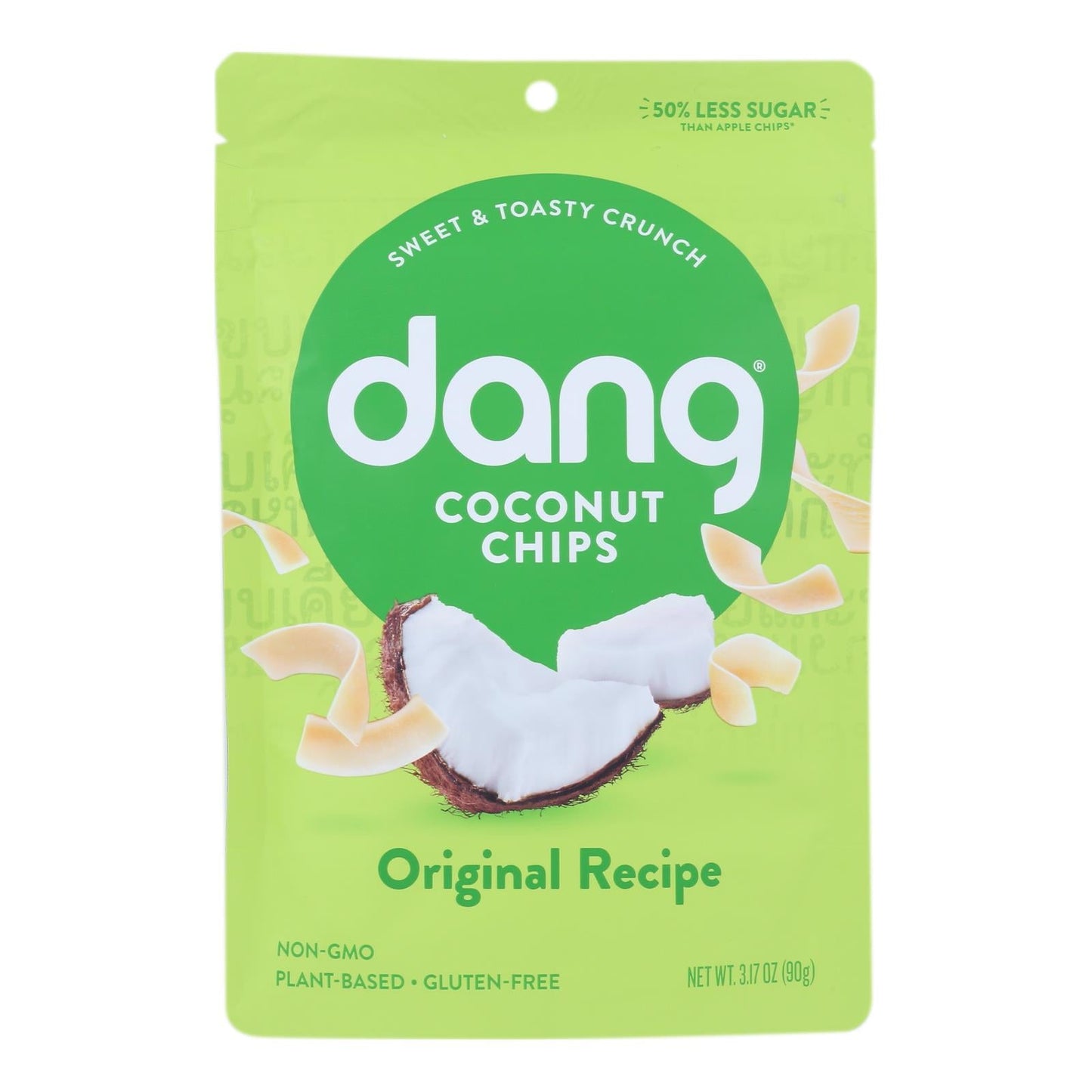 Dang Toasted Original Coconut Chips - 3.17 Oz. (12-Pack)