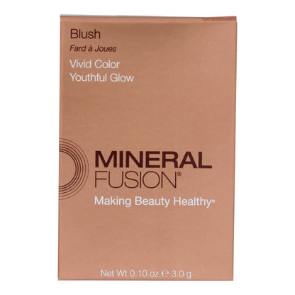 Mineral Fusion Blush Harmony (0.1 Oz.) - Natural Blush for a Healthy Glow, Cruelty-Free and Vegan