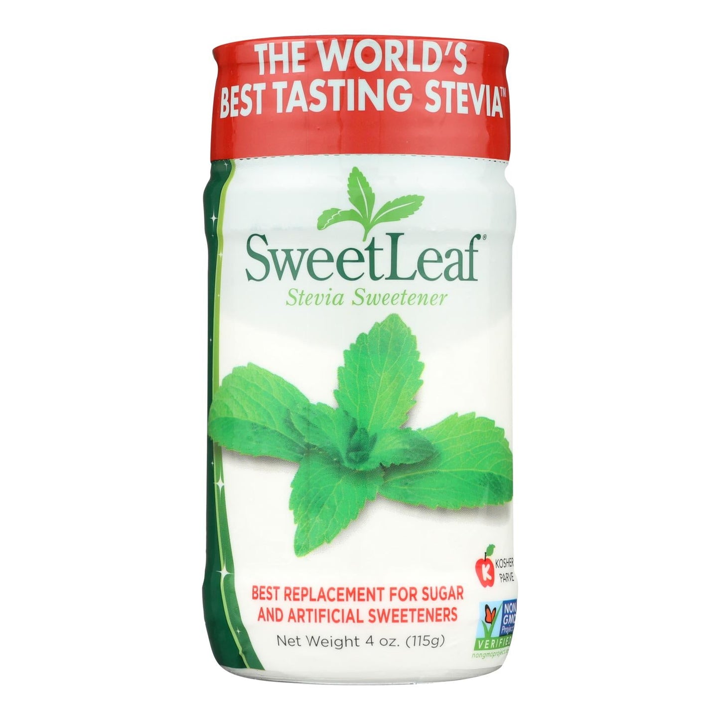 Sweet Leaf Stevia Sweetener - All-Natural, Zero-Calorie Sweetness in a Convenient 4 Oz. Pack