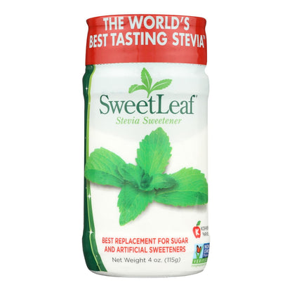 Sweet Leaf Stevia Sweetener - All-Natural, Zero-Calorie Sweetness in a Convenient 4 Oz. Pack