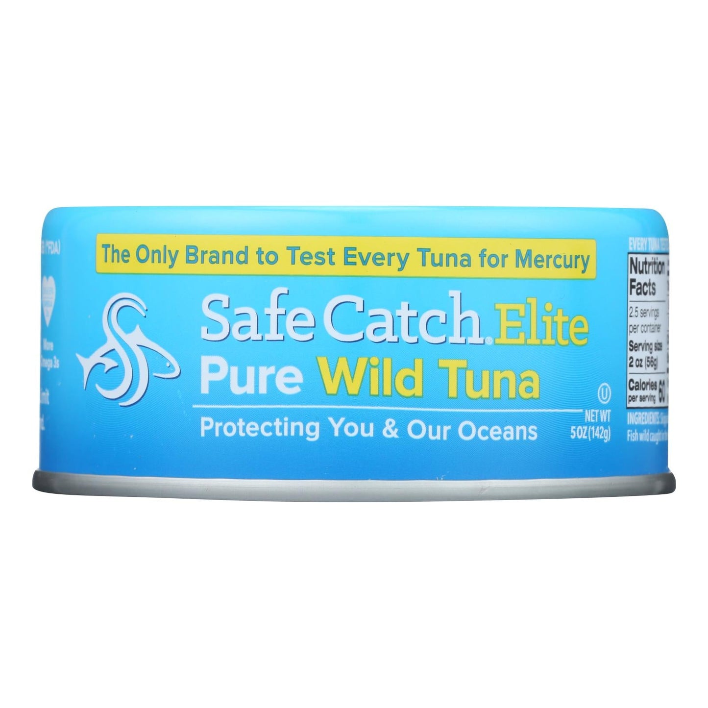 Safe Catch Wild Solid Tuna Steak, 5 oz, Pack of 12