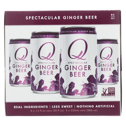 Q Drinks Ginger Beer 6-Pack - 4/7.5fl Oz Cans