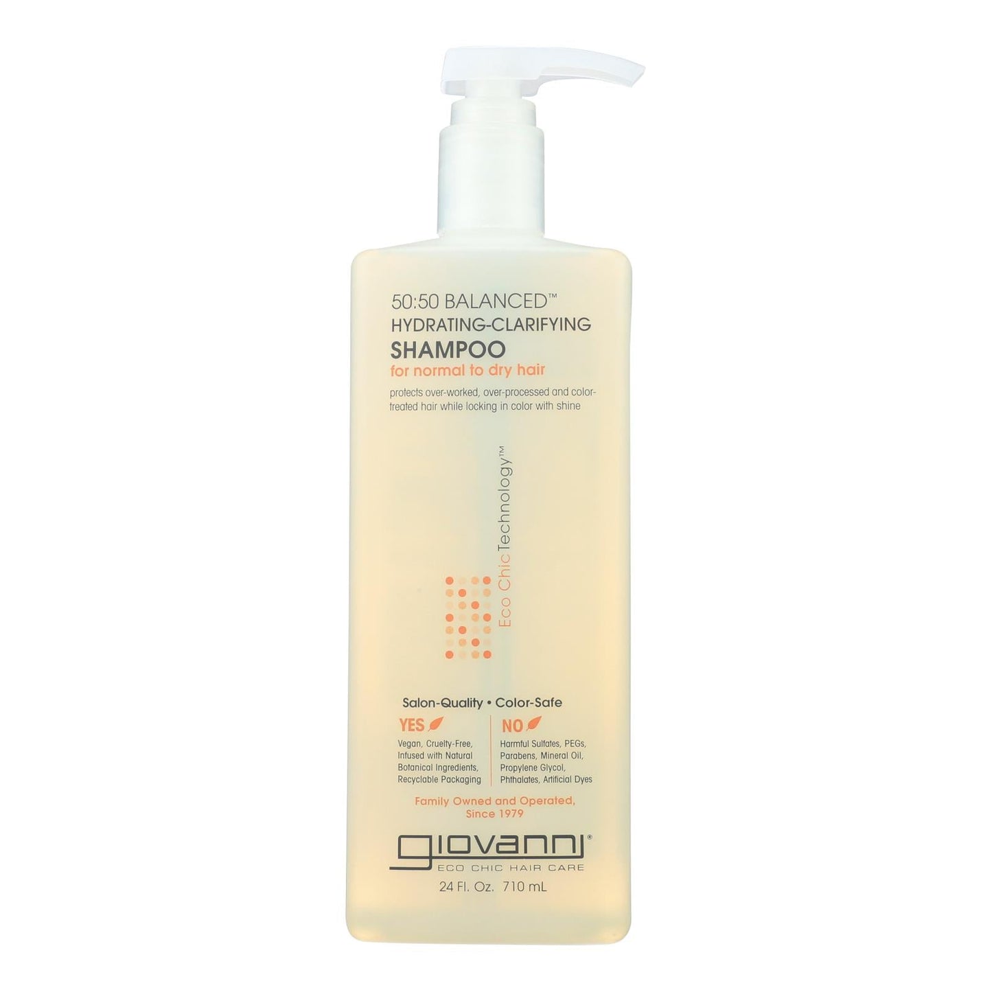 Giovanni 50:50 Balanced Hydrating-Calming Shampoo, 24 fl. oz.