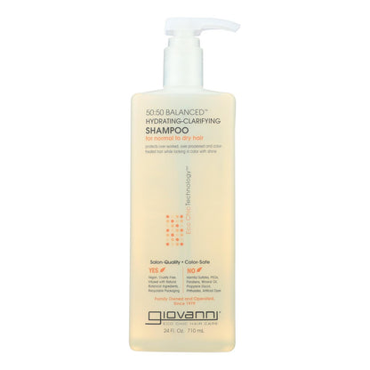 Giovanni 50:50 Balanced Hydrating-Calming Shampoo, 24 fl. oz.