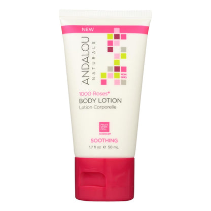 Andalou Naturals 1000 Roses Hyaluronic Acid Daily Moisture Lotion - 1.7 Fl Oz (Pack of 6)