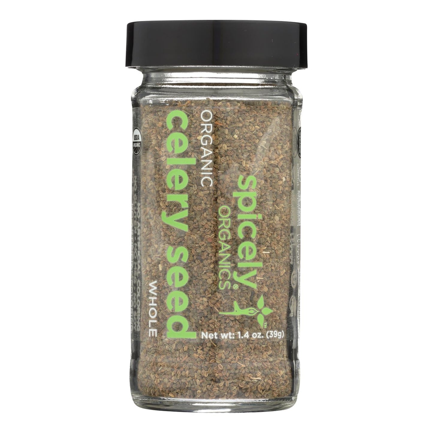 Spicely Organics Celery Seeds - USDA Organic, 1.4 oz (Pack of 3)