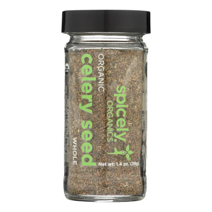 Spicely Organics Celery Seeds - USDA Organic, 1.4 oz (Pack of 3)
