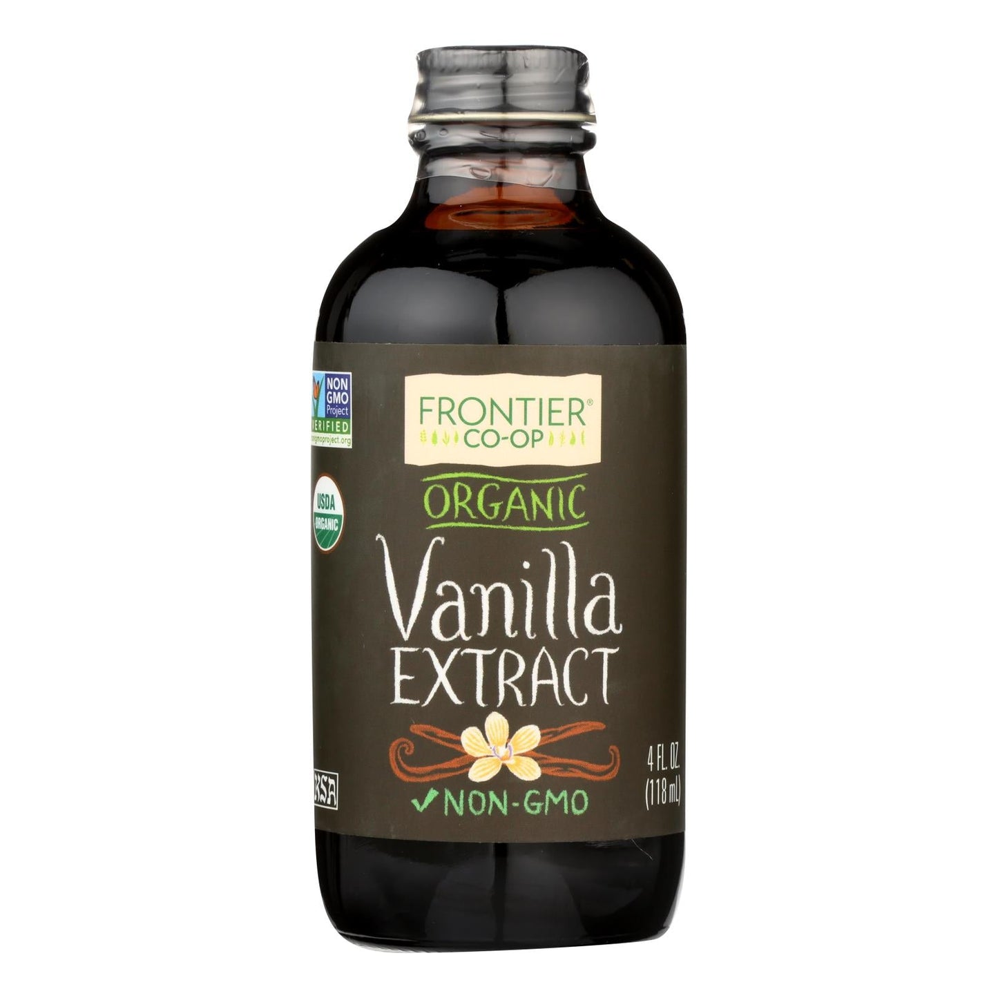 Frontier Herb - Organic Pure Vanilla Extract (4 Oz.)