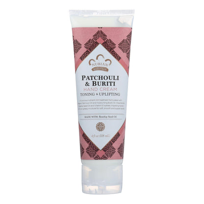 Nubian Heritage Patchouli & Buriti Hand Cream - 4 Oz.