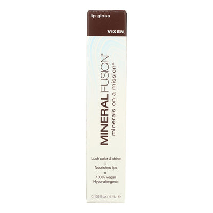 Mineral Fusion Lip Gloss in Vixen, 0.135 Oz.