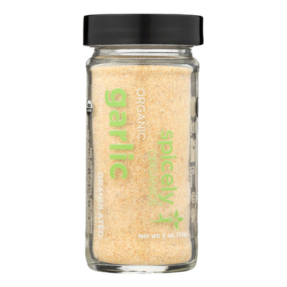 Spicely Organics Organic Garlic Granules: 6 Oz. (Pack of 3)