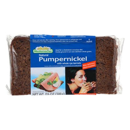 Mestemacher Westphalian Classic Pumpernickel Bread, Pack of 12, 17.6 Oz. Loaves