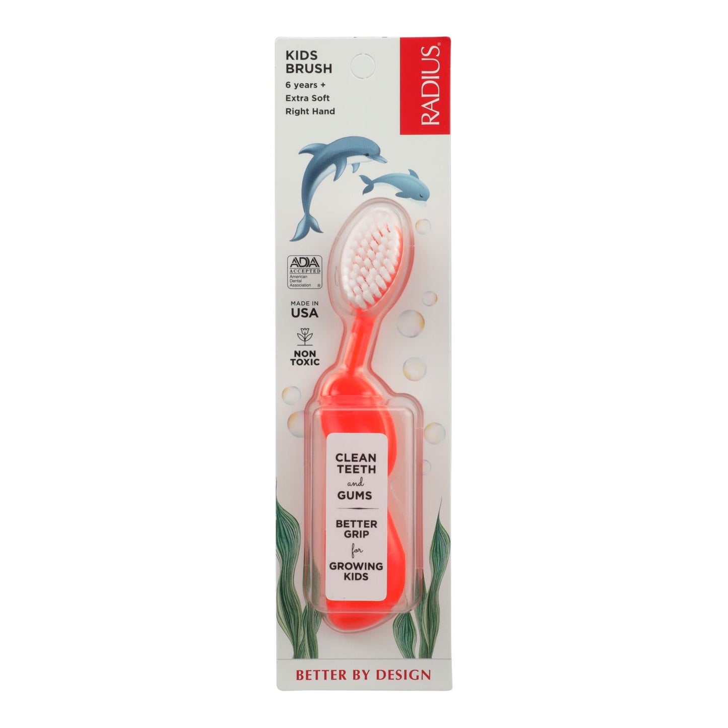 Radius Kidz Toothbrush (Soft Bristles) - Pack of 6
