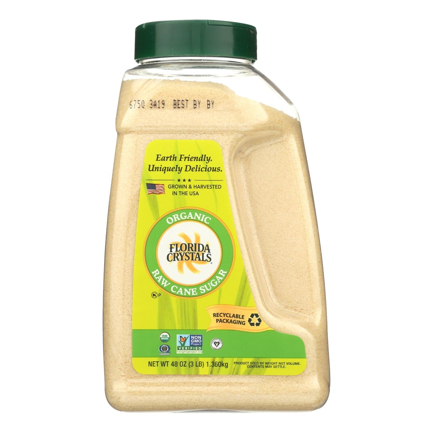 Florida Crystals Organic Cane Sugar (48 oz. Jug)