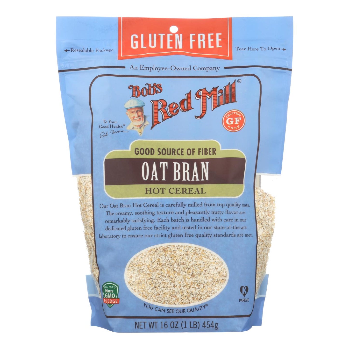 Bob's Red Mill Gluten-Free Oat Bran 4-Pack, 16 oz. (Bulk Pack)