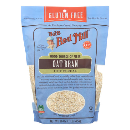 Bob's Red Mill Gluten-Free Oat Bran 4-Pack, 16 oz. (Bulk Pack)