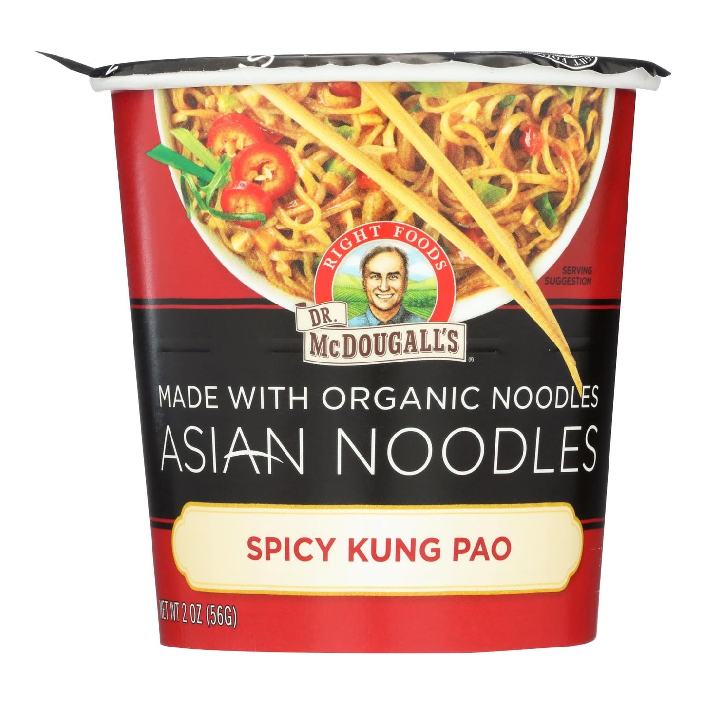 Dr. McDougall's Spicy Kung-Pao Asian Noodle Soup (Pack of 6 - 2 Oz.)