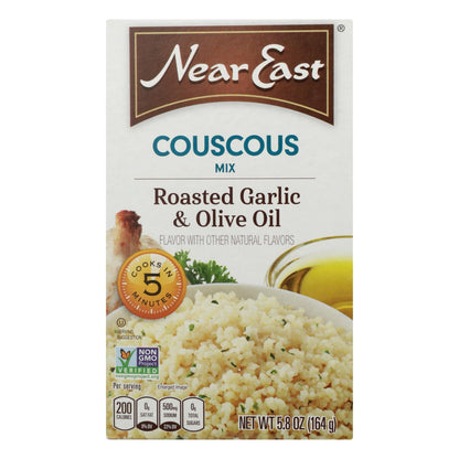 Near East Roasted Olive Oil and Garlic Couscous, Case of 12, 5.8 Oz Packs