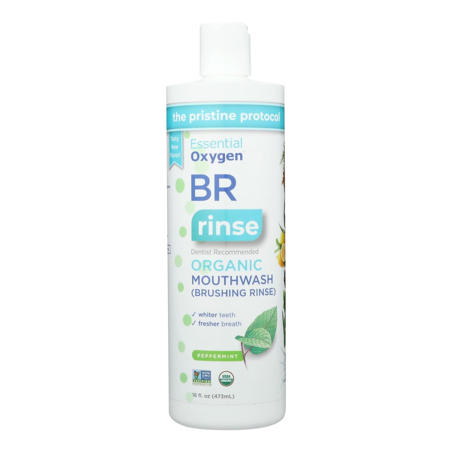 Essential Oxygen Peppermint Mouthwash (16 Fl Oz)