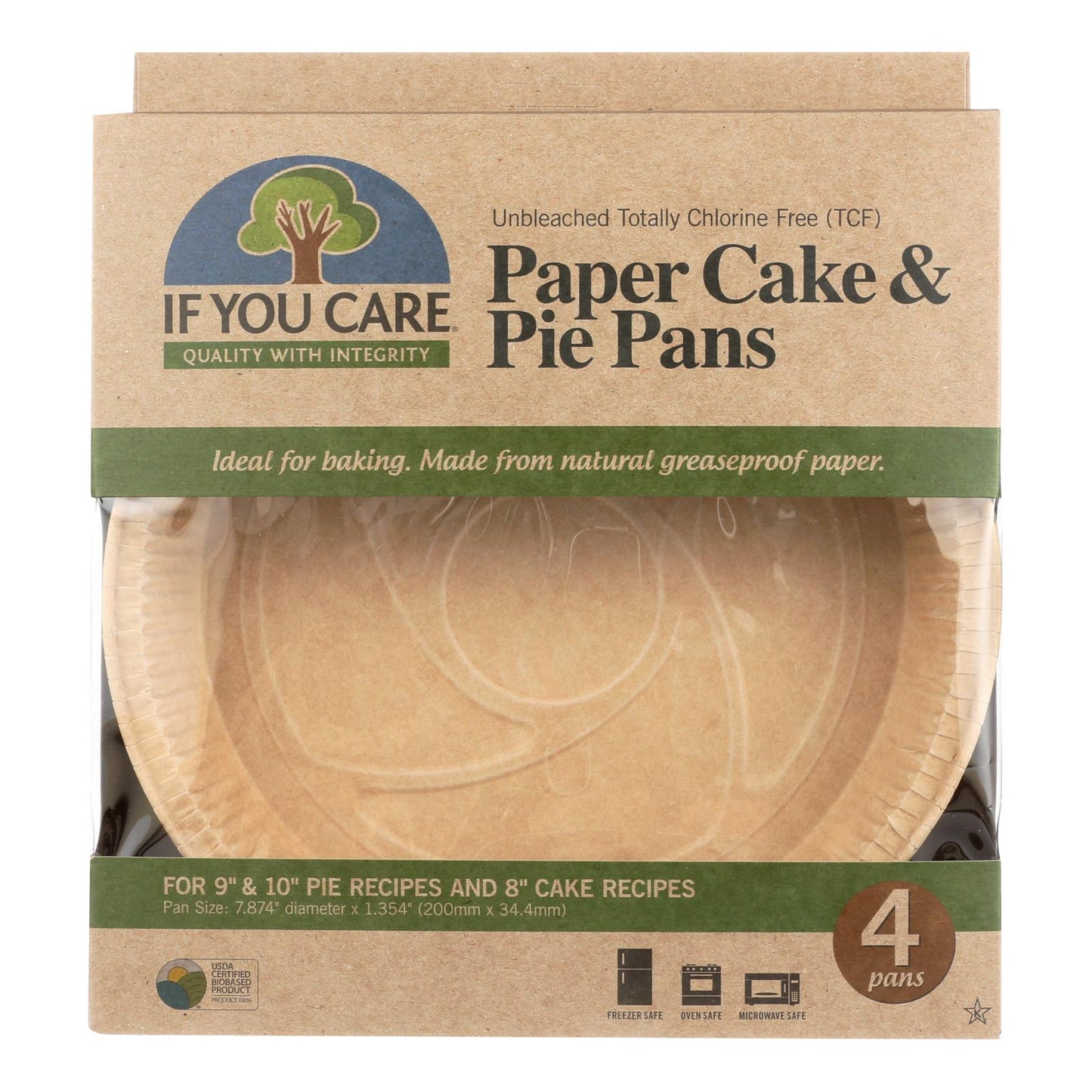 If You Care 4-Ounce Pie Baking Pans (Pack of 6)