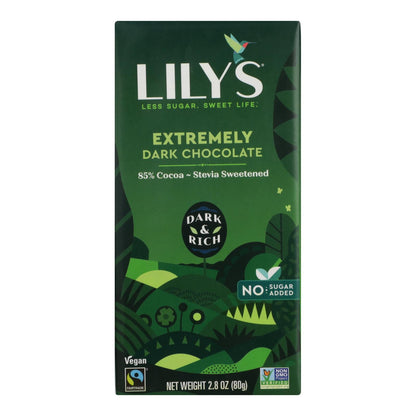 Lily's Sweets Dark Chocolate Bars (Pack of 12 - 2.8 Oz. Each)