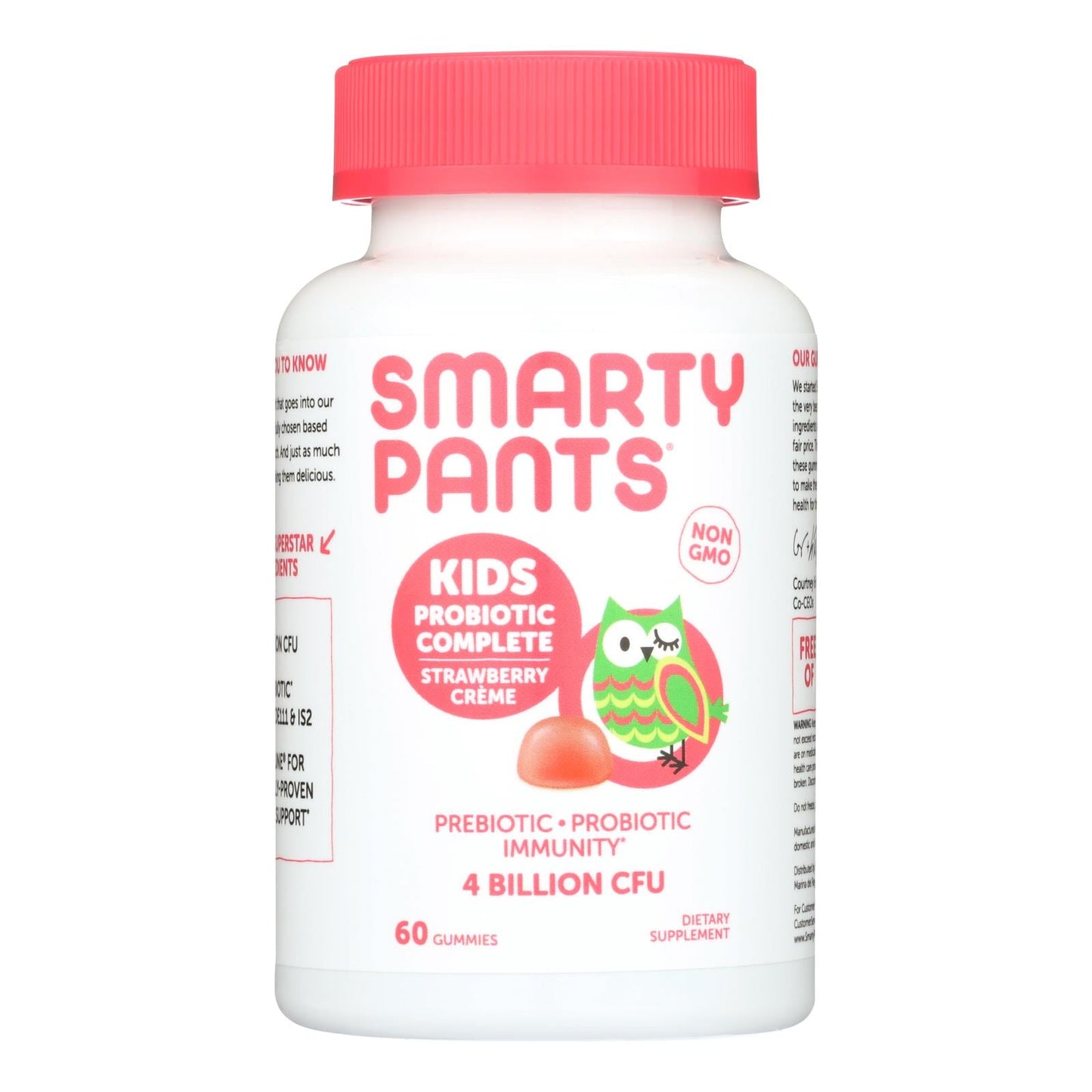 Smartypants Kids Probiotic Straws with Vitamin C (Pack of 60)
