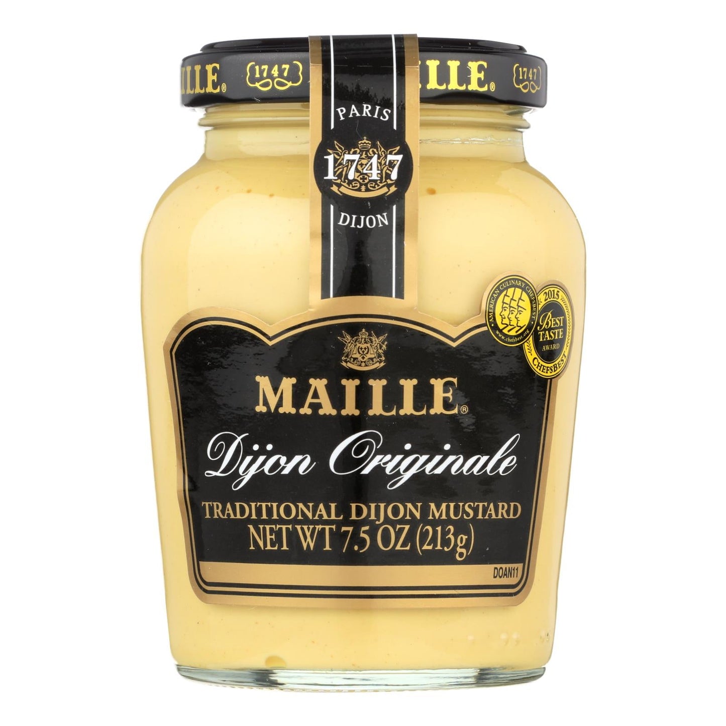 Maille Original Dijon Mustard, Case of 6 - 7.5 Oz Bottles