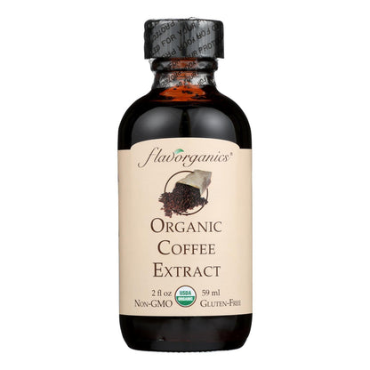 Organic Coffee Extract by Flavorganics (2 Fl. Oz.)