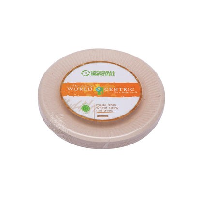 World Centric Ripple Edge Compostable Plates (240-Count)