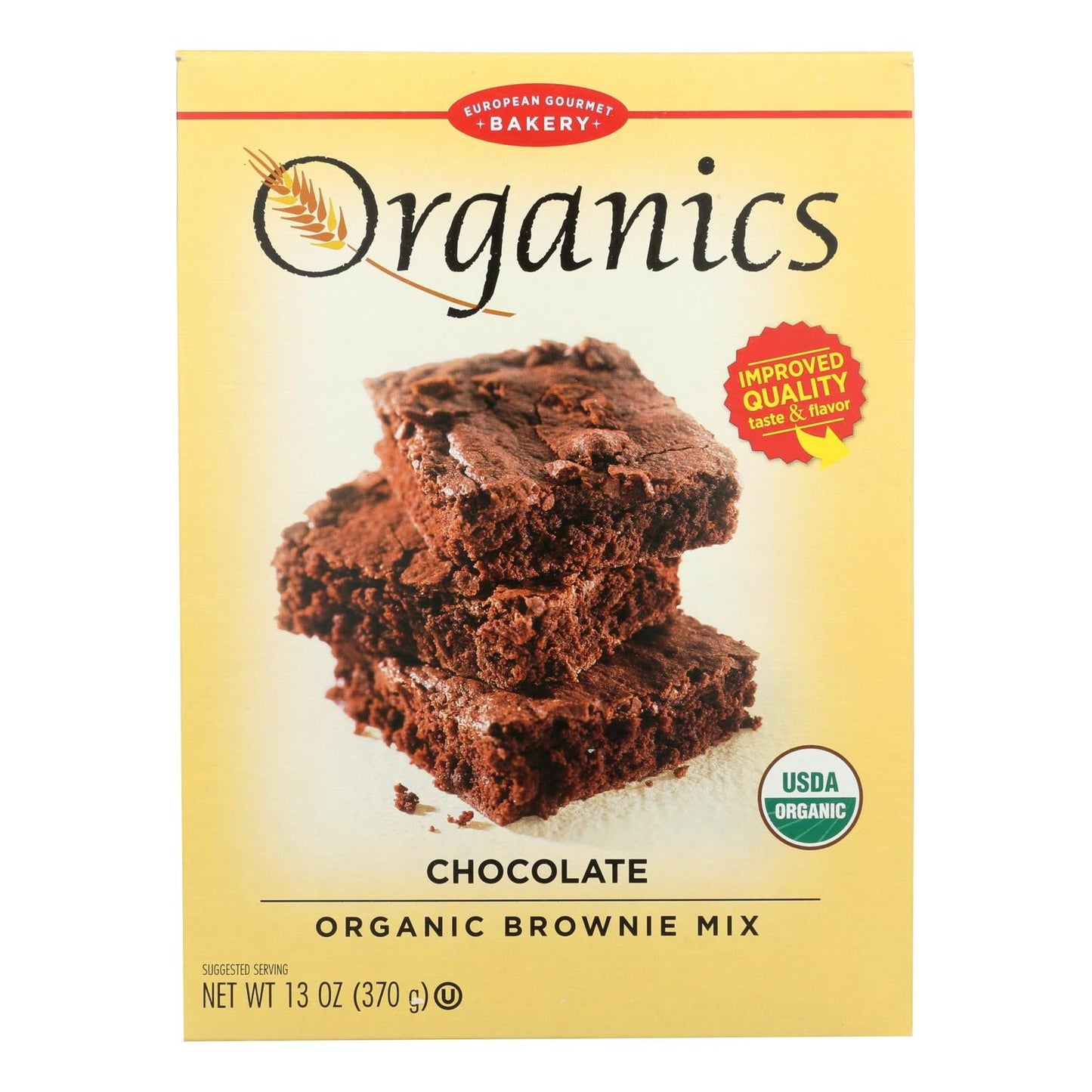 European Gourmet Bakery - Brownie Mix Chocolate (Pack of 6-13 Oz)