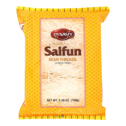 Dynasty Premium Quality Saifun Bean Thread Noodles - Case of 12 - 5.29 Oz. Packs