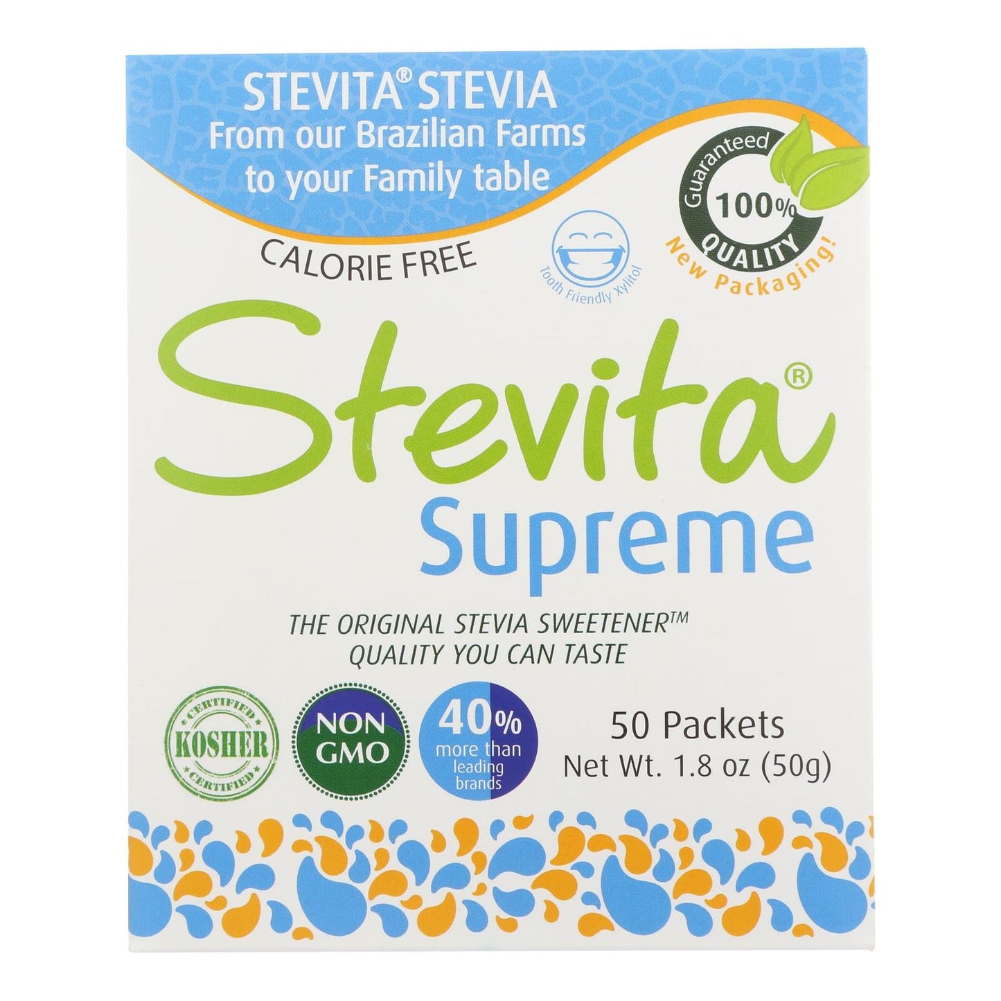 Stevita Stevia Supreme (Pack of 50 Packets)