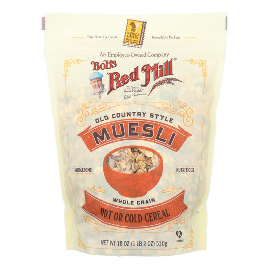 Bob's Red Mill Old Country Style Muesli Cereal (Pack of 4) - 18 Oz